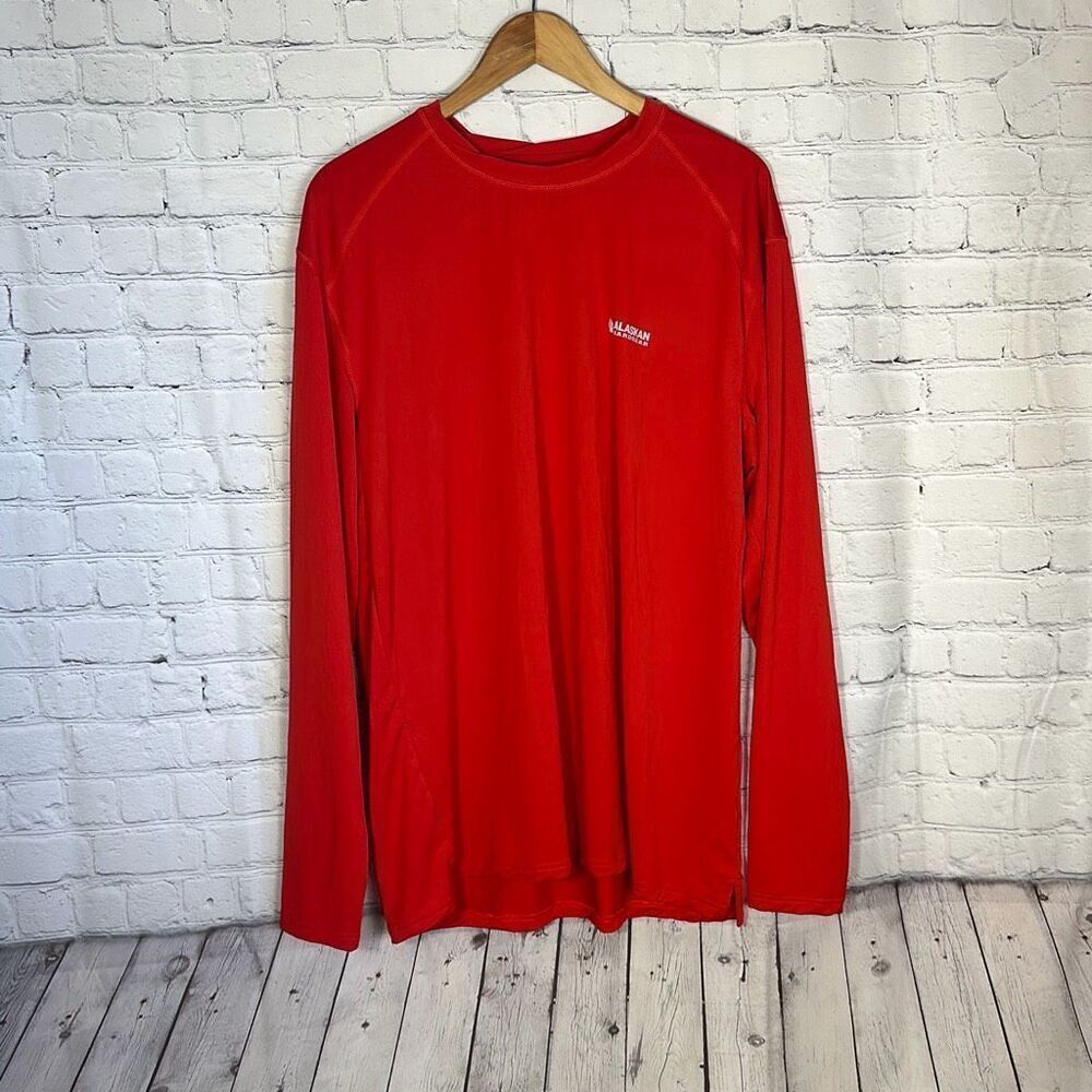 Alaskan Hardgear Men's AKHG Tun-Dry Standard‎ Fit Long Sleeve T-Shirt  L Large